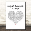 Guy Sebastian Angels Brought Me Here White Heart Song Lyric Print