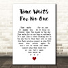 Helen Forrest Time Waits For No One White Heart Song Lyric Print
