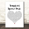 Mumford & Sons Tompkins Square Park White Heart Song Lyric Print