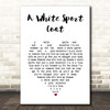 Marty Robbins A White Sport Coat White Heart Song Lyric Print