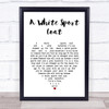 Marty Robbins A White Sport Coat White Heart Song Lyric Print