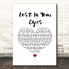 Debbie Gibson Lost In Your Eyes White Heart Song Lyric Print