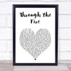 Chaka Khan Through the Fire White Heart Song Lyric Print