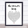 Hector Nicol The Heart's Song White Heart Song Lyric Print