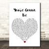Reba McEntire You're Gonna Be White Heart Song Lyric Print