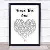 Shane McGowan Youre The One White Heart Song Lyric Print