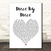 Tyler Ward Piece By Piece White Heart Song Lyric Print