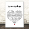 Jackson Browne The Only Child White Heart Song Lyric Print