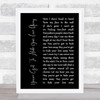The Beatles You've Got To Hide Your Love Away Black Script Song Lyric Print