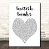 Declan McKenna British Bombs White Heart Song Lyric Print