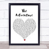 Angels & Airwaves The Adventure White Heart Song Lyric Print