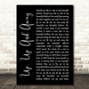 The 5th Dimension Up, Up And Away Black Script Song Lyric Quote Print