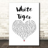 Izzy Bizu White Tiger White Heart Song Lyric Print