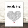 Powfu Death Bed White Heart Song Lyric Print