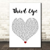 Florence + The Machine Third Eye White Heart Song Lyric Print