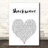 Liam Gallagher Shockwave White Heart Song Lyric Print