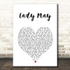 Tyler Childers Lady May White Heart Song Lyric Print