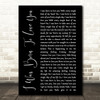 Queen I Was Born To Love You Black Script Song Lyric Quote Print