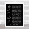 Queen I Was Born To Love You Black Script Song Lyric Quote Print