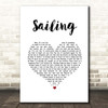 Christopher Cross Sailing White Heart Song Lyric Print