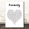 Angels & Airwaves Anomaly White Heart Song Lyric Print
