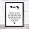 The Flying Lizards Money White Heart Song Lyric Print