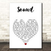 James Sound White Heart Song Lyric Print