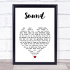 James Sound White Heart Song Lyric Print