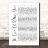 Dr. Hook The Cover Of 'Rolling Stone White Script Song Lyric Print