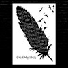 R.E.M. Everybody Hurts Black & White Feather & Birds Song Lyric Music Art Print