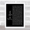 The Script I'm Yours Black Script Song Lyric Quote Print