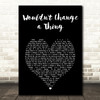 Kylie Minogue Wouldn't Change a Thing Black Heart Song Lyric Music Art Print