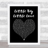 Tom Grennan Little By Little Love Black Heart Song Lyric Music Art Print