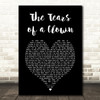 The Miracles The Tears of a Clown Black Heart Song Lyric Music Art Print