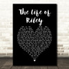 The Lightening Seeds The Life of Riley Black Heart Song Lyric Music Art Print