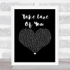 Ella Henderson Take Care Of You Black Heart Song Lyric Music Art Print