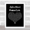 Rise Against Elective Amnesia Black Heart Song Lyric Music Art Print