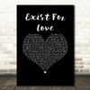 AURORA Exist For Love Black Heart Song Lyric Music Art Print