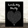 Luke Bryan Crash My Party Black Heart Song Lyric Music Art Print