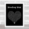 Ringo Starr Standing Still Black Heart Song Lyric Music Art Print