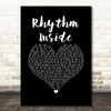 Calum Scott Rhythm Inside Black Heart Song Lyric Music Art Print