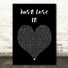 Eminem Just Lose It Black Heart Song Lyric Music Art Print