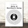The Beatles Only A Northern Song Vinyl Record Song Lyric Quote Print