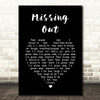 Shed Seven Missing Out Black Heart Song Lyric Music Art Print