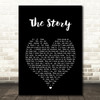 Sara Ramirez The Story Black Heart Song Lyric Music Art Print