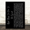 Willie Nelson Angel Flying Too Close To The Ground Black Script Song Lyric Music Art Print