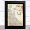 Dustin Lynch Cowboys and Angels Man Lady Dancing Song Lyric Music Art Print