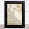 Barenaked Ladies Odds Are Man Lady Dancing Song Lyric Music Art Print