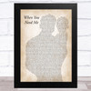 Bruce Springsteen When You Need Me Father & Baby Song Lyric Music Art Print