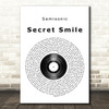 Semisonic Secret Smile Vinyl Record Song Lyric Quote Print